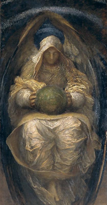 Georeg frederic watts,O.M.S,R.A. The All Pervading oil painting picture